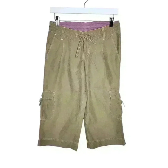 Athleta Sage Green Cargo Pants Women's Size 2 - Picture 1 of 7